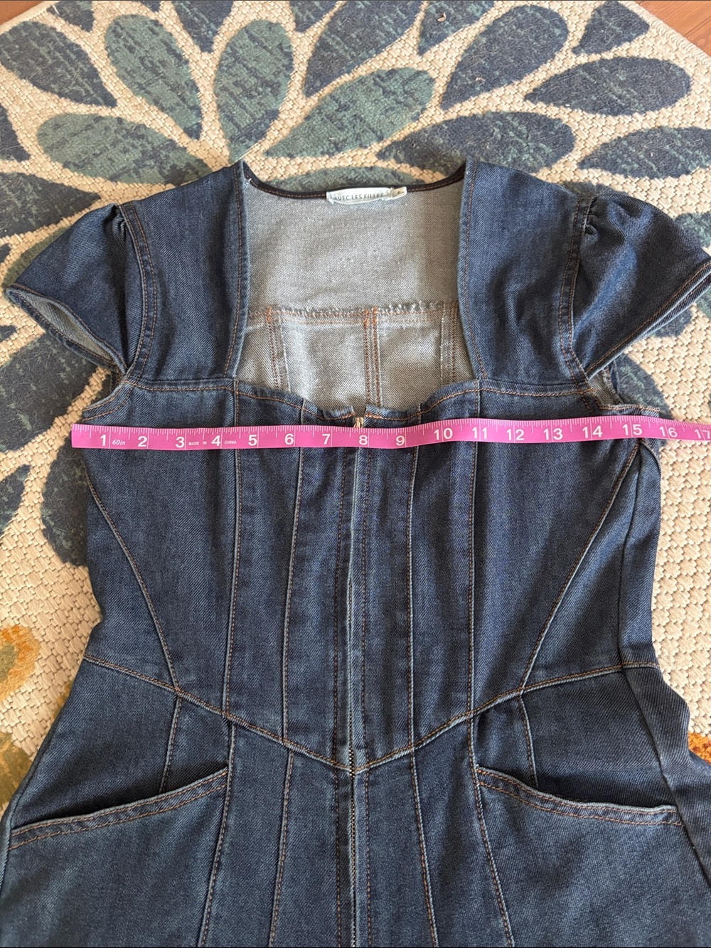 Avec Les Filles Women's Sweetheart-Neck Corset Zip-Up Jumpsuit size 6 - Picture 2 of 8